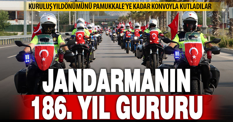 Denizli’de Jandarma Teşkilatı 186. yılını kutluyor