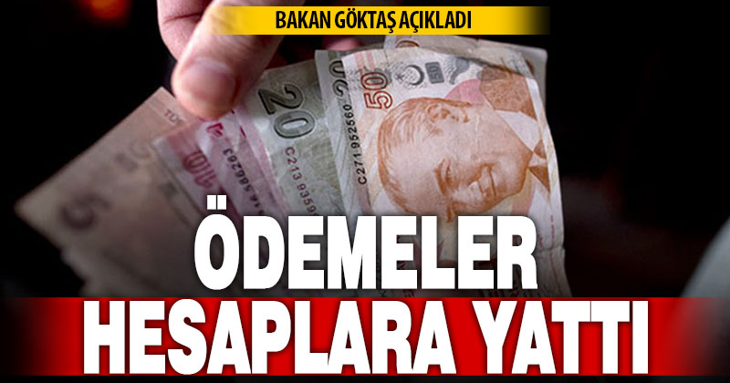 Evde Bakım Yardımı hesaplara yatırılmaya başlandı