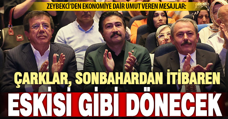 AK Parti Genel Başkan Yardımcısı Zeybekci: Sonbahardan İtibaren Çarklar Eskisi Gibi Dönecek