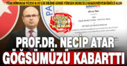 Prof.Dr. Necip Atar, dünya sıralamasına girerek Denizli’nin göğsünü kabarttı