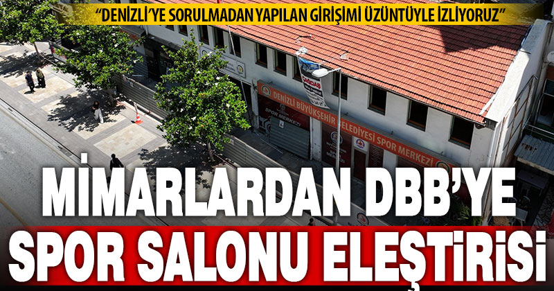 Mimarlar Odası’ndan, yıkımına başlanan spor salonu eleştirisi