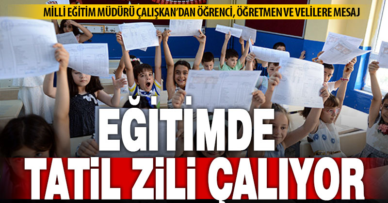 Denizli’de karne heyecanı: 193 bine yakın öğrenci tatilde