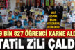 Denizli’de 192 bin 827 öğrenci karne heyecanı yaşadı