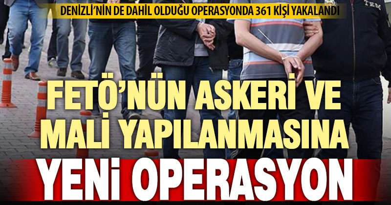 Bakan Yerlikaya: “FETÖ’ye yönelik operasyonlarda 361 şüpheli yakalandı”