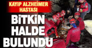 Kaybolan 90 yaşındaki Alzheimer hastası sağ olarak bulundu