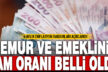6 ayılık enflasyon oranları açıklandı: Memur ve emeklilerin zam oranları belli oldu