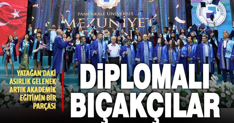 PAÜ’nün bıçakçılık bölümü ilk mezunlarını verdi