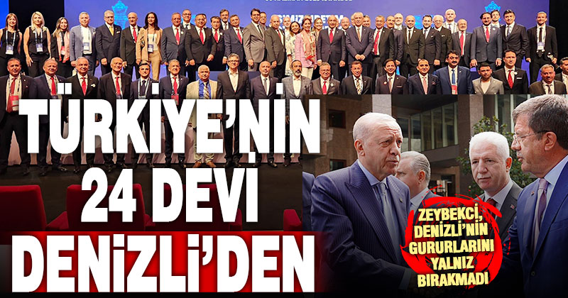 Türkiye’nin ihracat şampiyonu 24 Denizli firması ödül aldı: Zeybekci yalnız bırakmadı