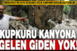 Çal Kısık Kanyonu Menderes’in kurumasıyla tüm ihtişamını kaybetti
