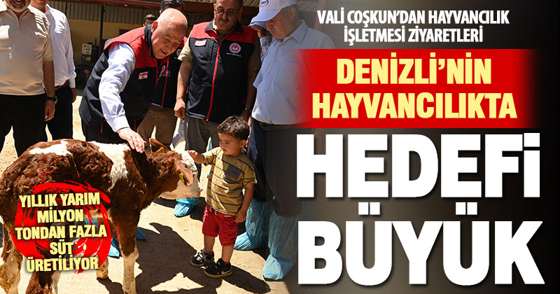 Vali Coşkun: Hastalıktan ari çiftlik sayısını yukarı çekeceğiz