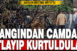 Müstakil ev alevler içinde kaldı, aile fertleri kendilerini camdan dışarı atarak kurtardı