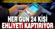 Denizli’de temmuzda 161 bin araç kontrol edildi, 736 kişinin ehliyetine el konuldu