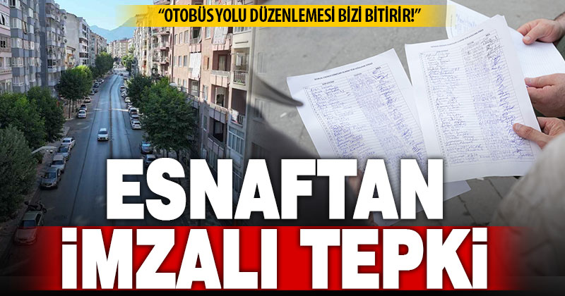 Esnaf, İstiklal caddesindeki otobüs yolu düzenlemesine karşı imza kampanyası başlattı
