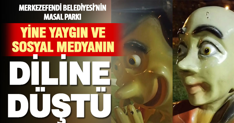 Merkezefendi Belediyesi’nin masal parkı karakterleri ulusal medyadan eleştiri aldı