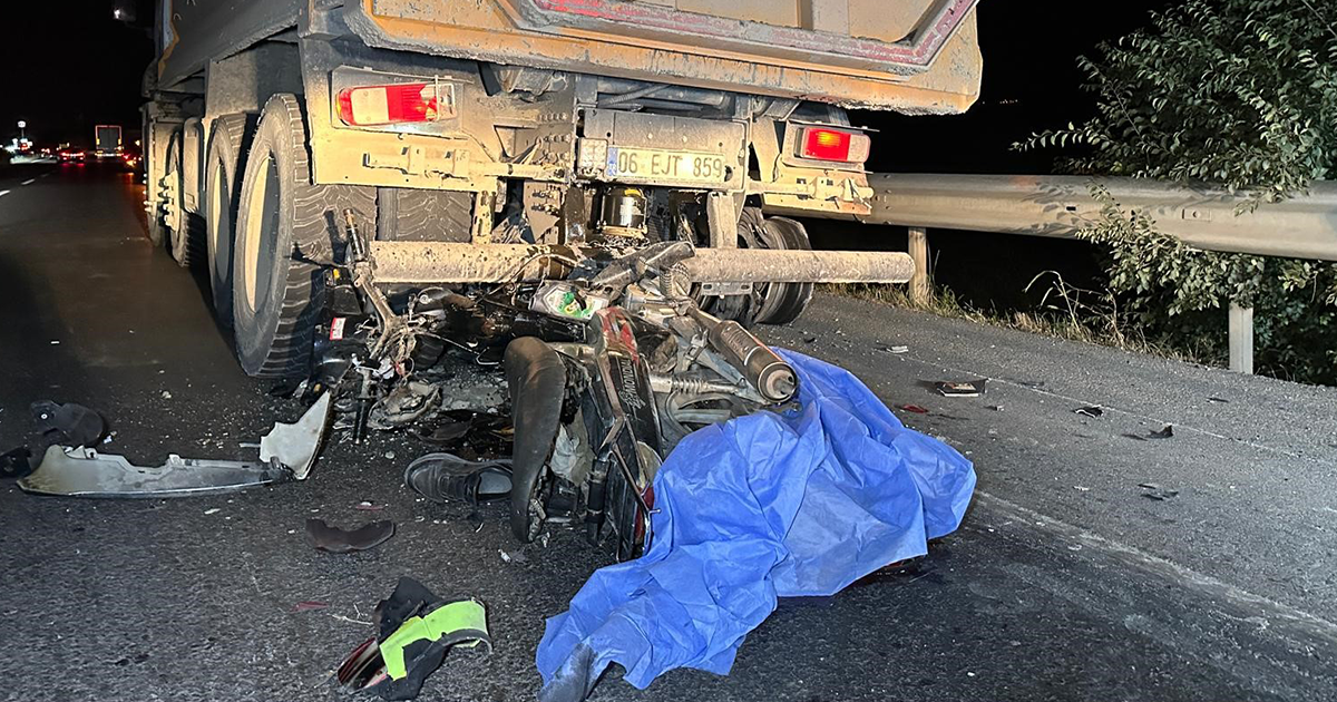 Trafik kazası: 1 ölü