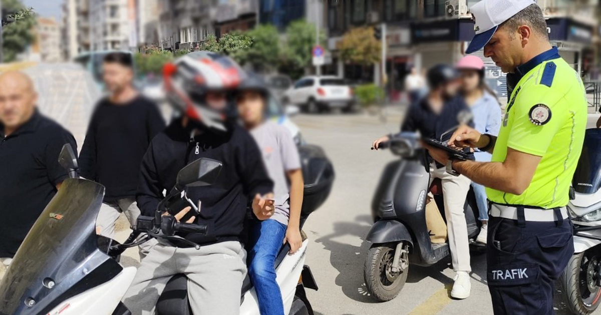 748 motosiklet sürücüsüne ceza