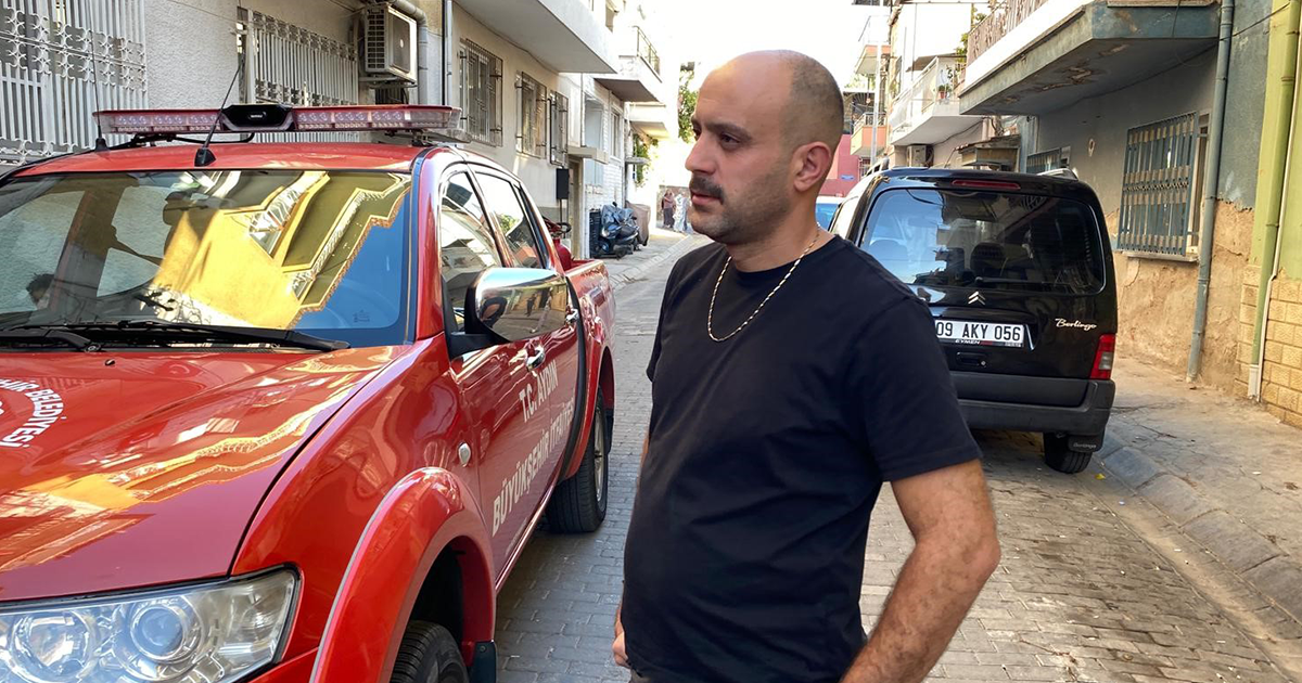 İtfaiyecinin meslek aşkı