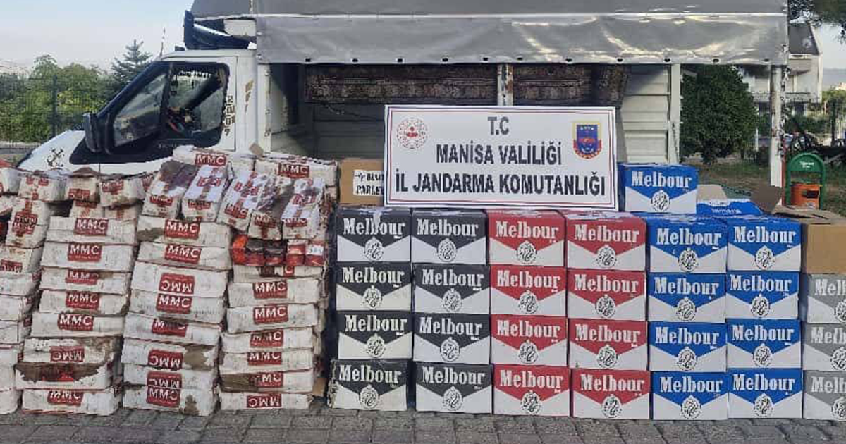 Otoyolda kaçak tütün yakalandı