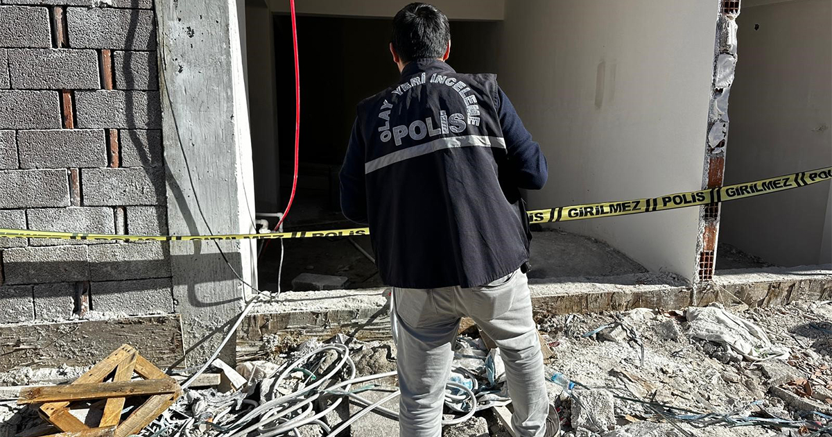İnşaat halindeki apartmandan düşen kişi öldü