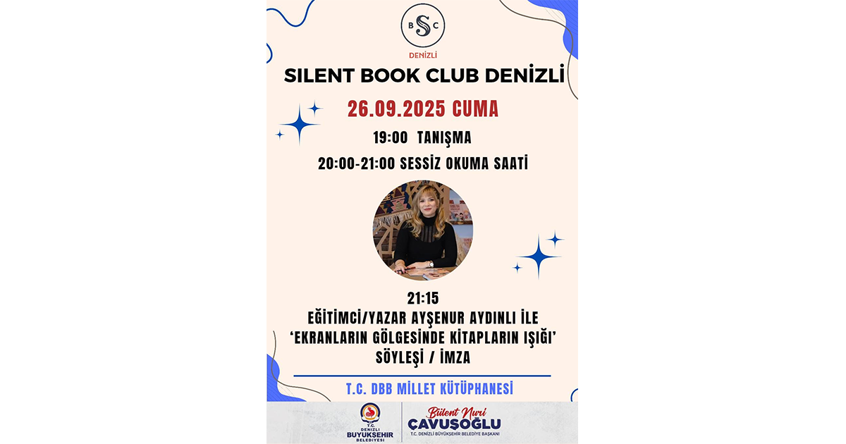Denizli’de kitapseverlere özel buluşma