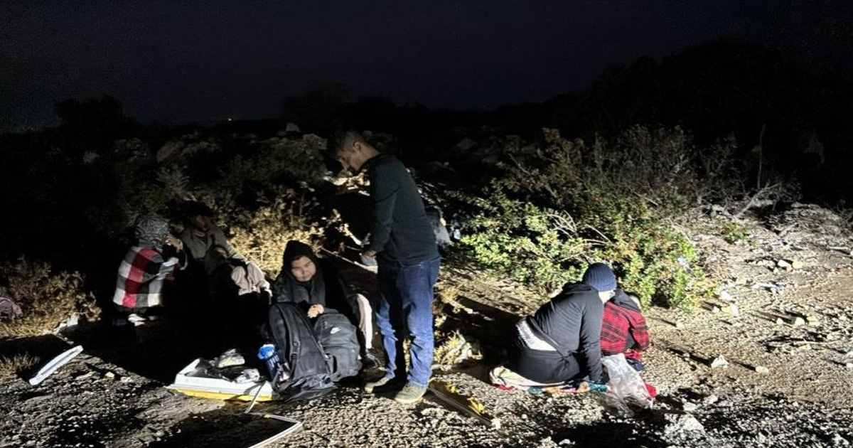  23 düzensiz göçmen böyle yakalandı