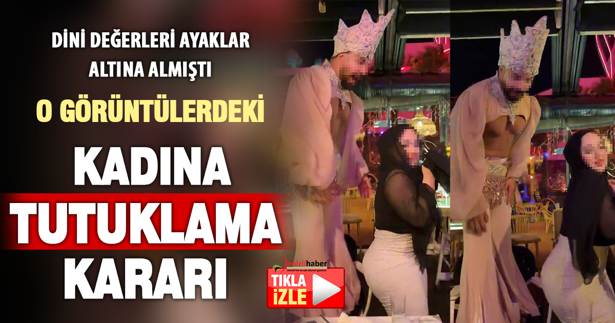 Eğlence mekanındaki görüntülerle ilgili 1 tutuklama