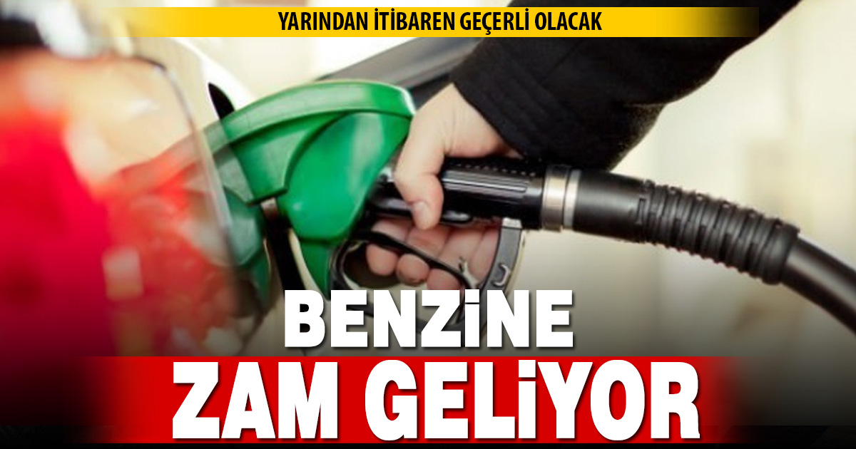 BENZİNE 1 LİRA ZAM GELİYOR