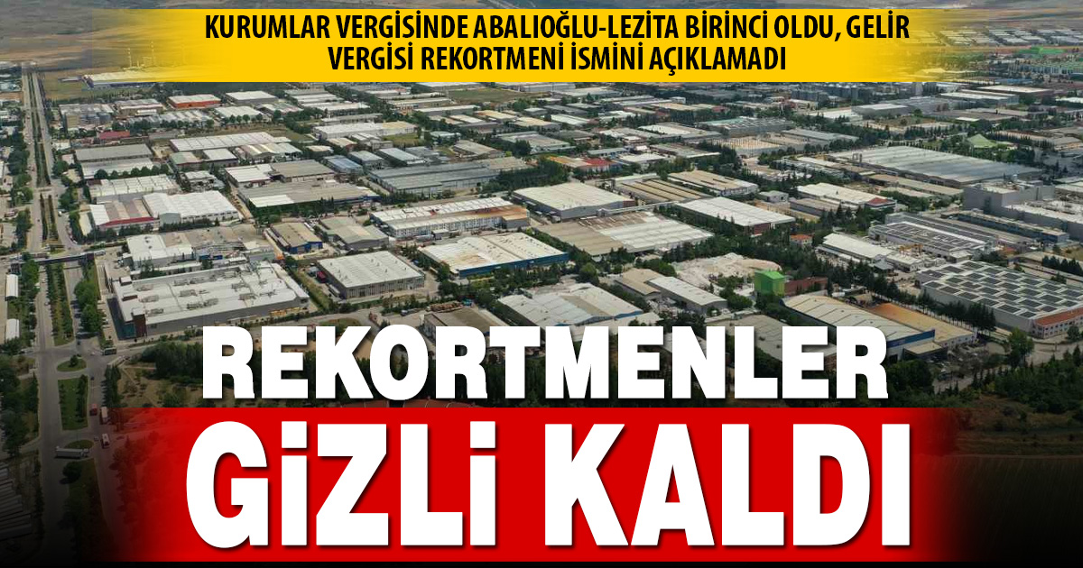 DENİZLİ’NİN VERGİ REKORTMENLERİ AÇIKLANDI
