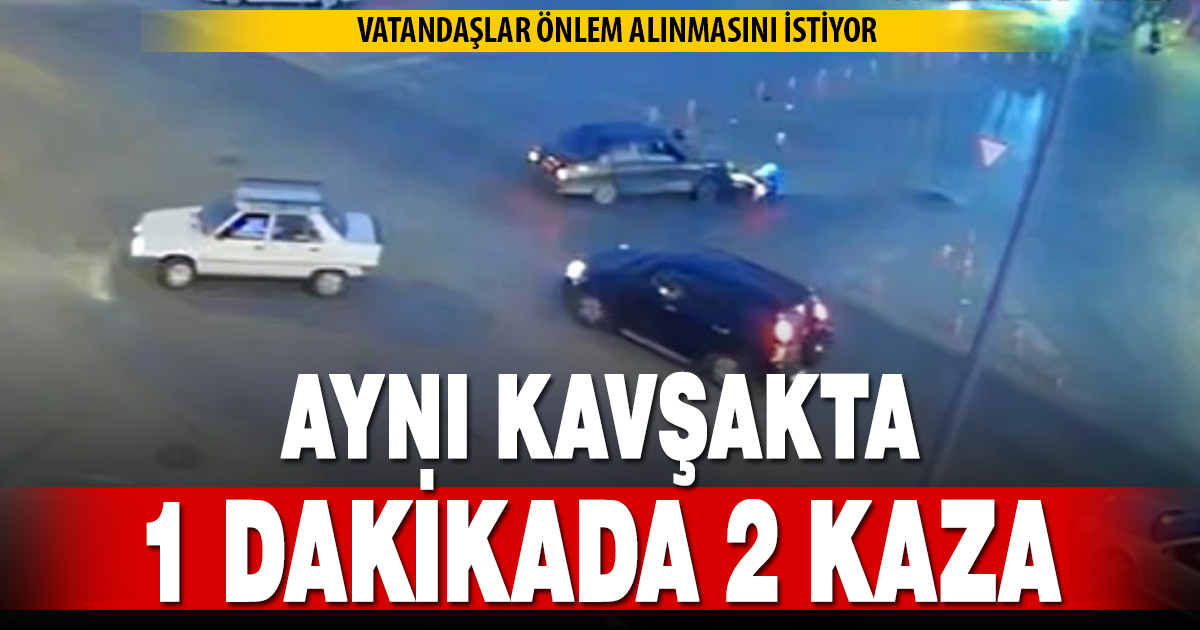  Motosikletlilerin belalısı olan kavşakta kazalar bitmiyor
