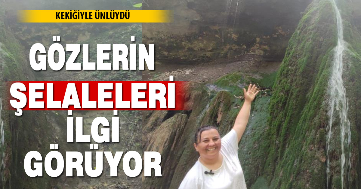 Kekik diyarı Gözler şelaleleriyle cazibe merkezi olacak