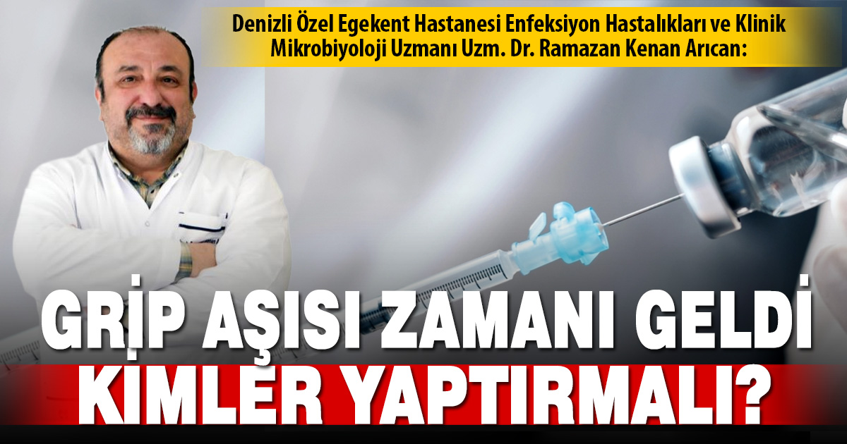 Grip aşısı zamanı geldi: Kimler ne zaman ve neden yaptırmalı