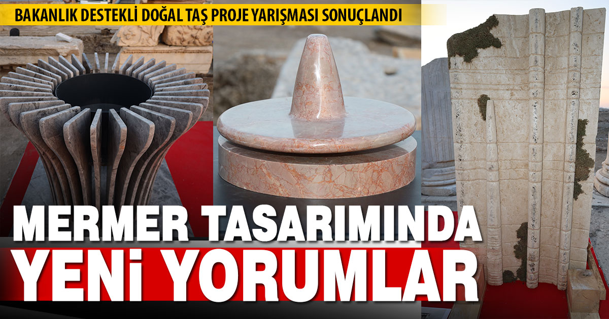 Doğal taşta modern tasarımlara ödüller