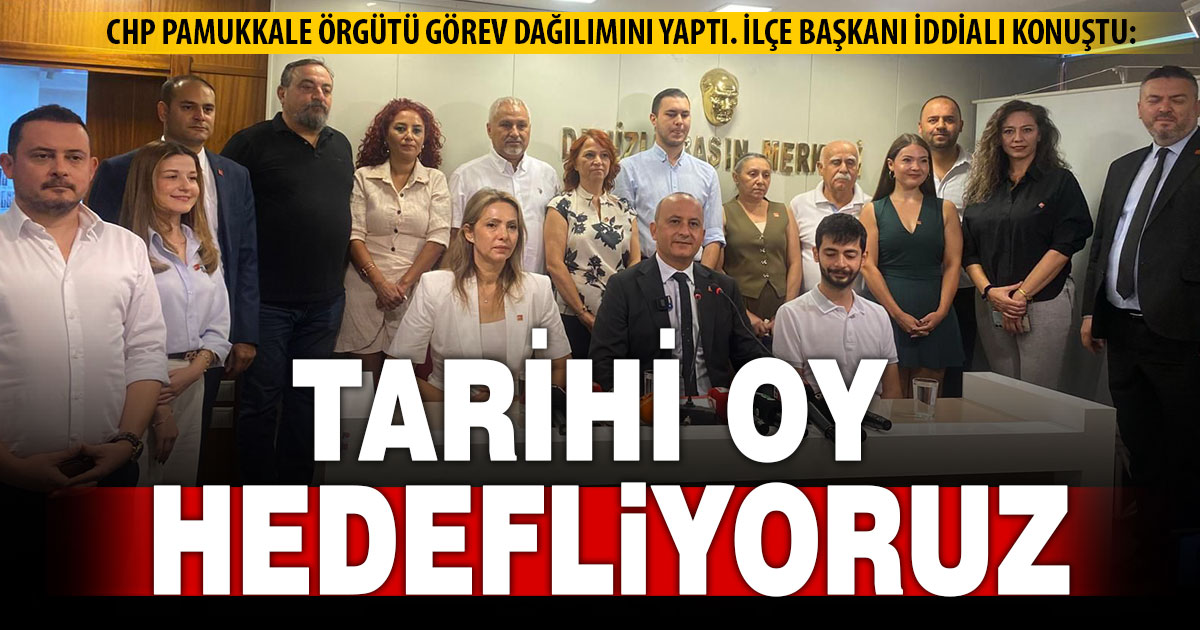 CHP Pamukkale’de yeniden başkan seçilen Coşkun: Tarihi oy hedefliyoruz