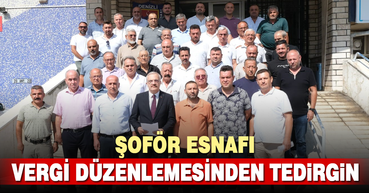 Şoför esnafı vergi düzenlemesine endişeyle yaklaşıyor