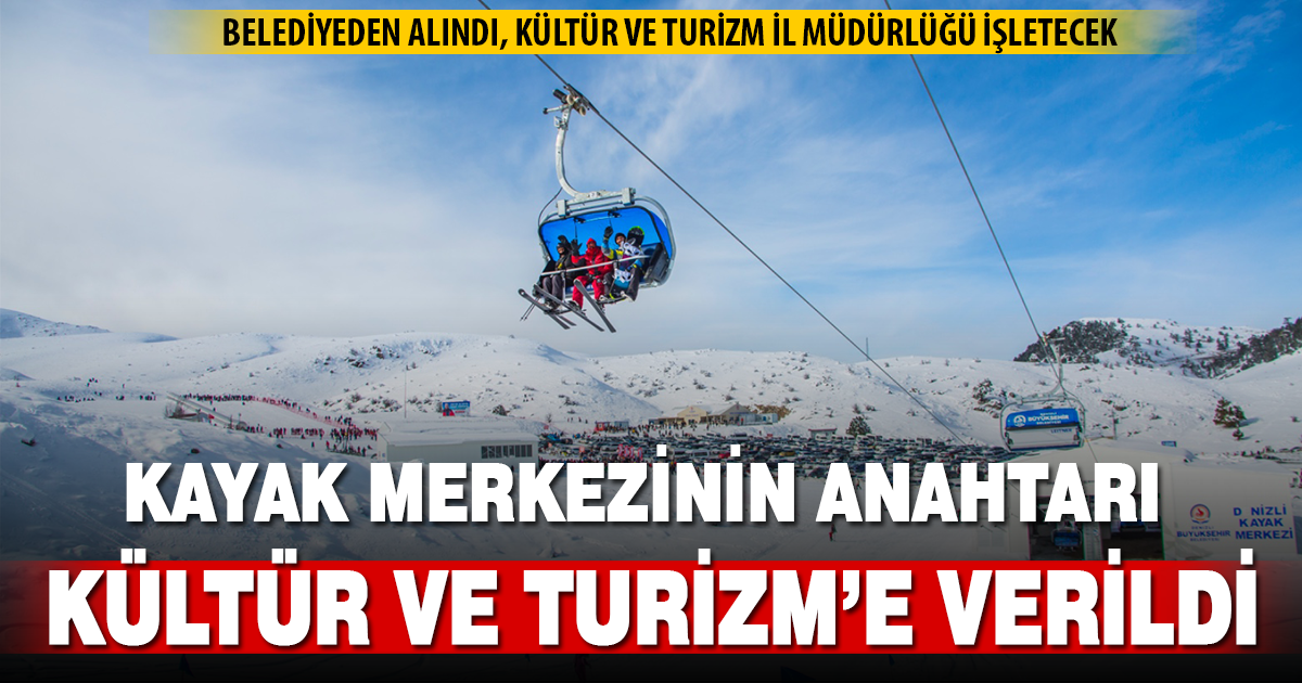 Kayak Merkezinin Anahtarı Kültür ve Turizm’e Verildi
