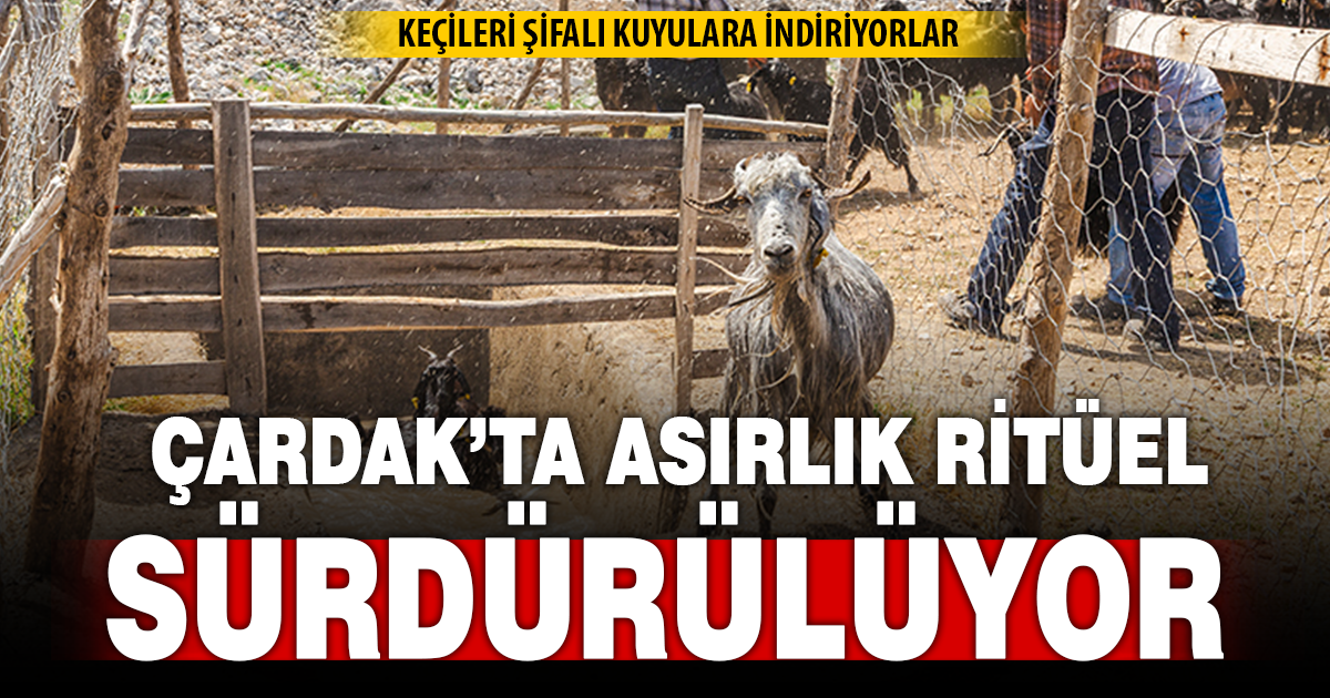 Keçileri Şifalı Kuyulara İndiriyorlar