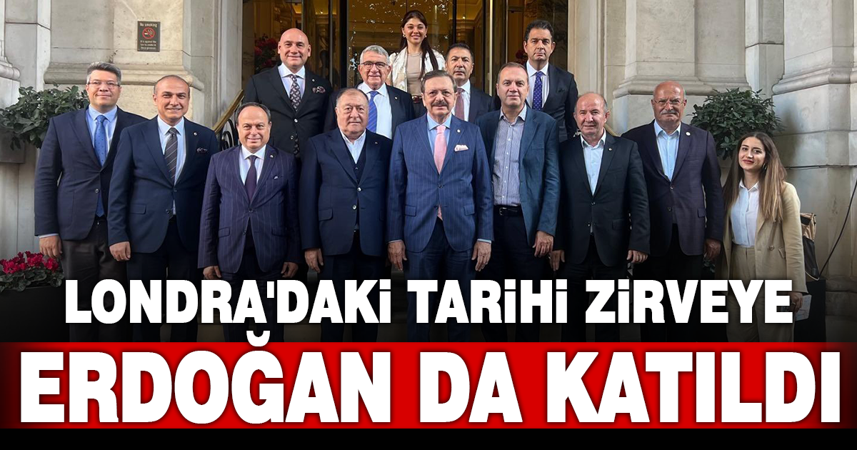 DTO Başkanı Erdoğan, Londra’da temaslarda bulundu