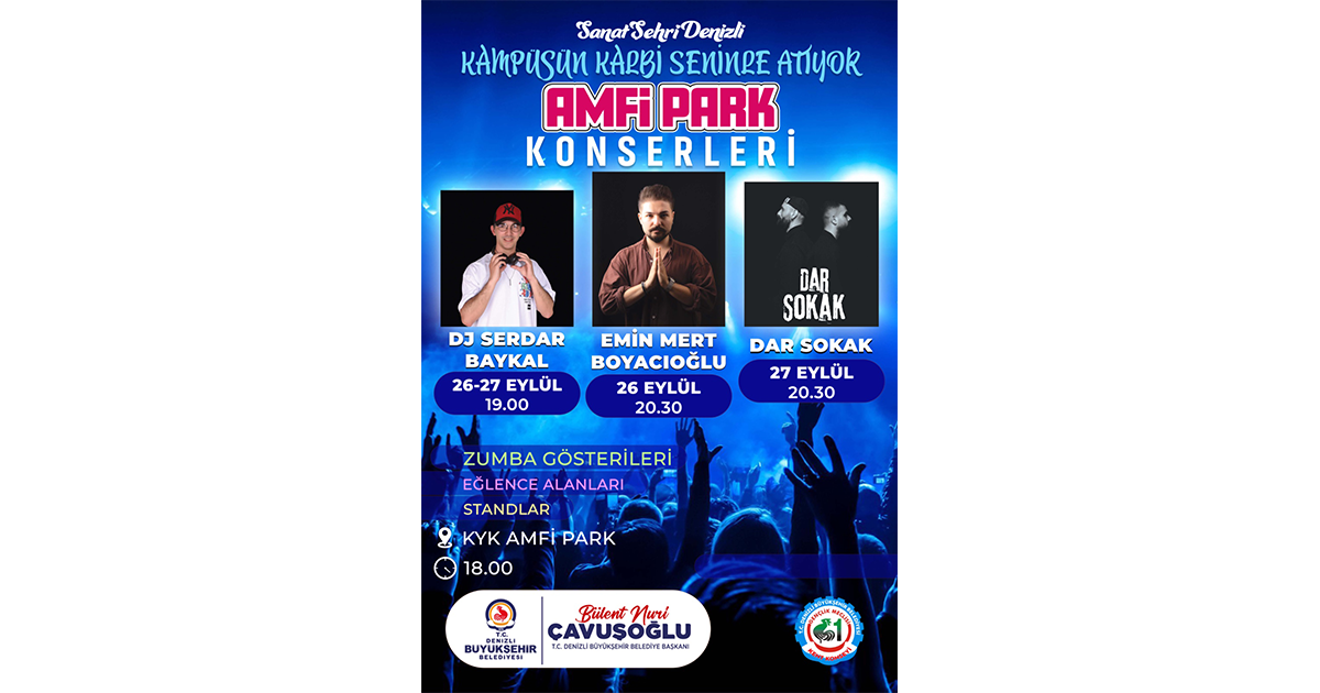 Kampüsün kalbi Amfi’de atacak
