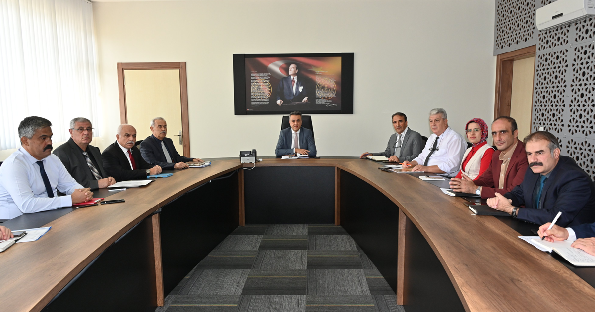 Denizli İl Milli Eğitim Müdürlüğü’nde Değerlendirme Toplantısı