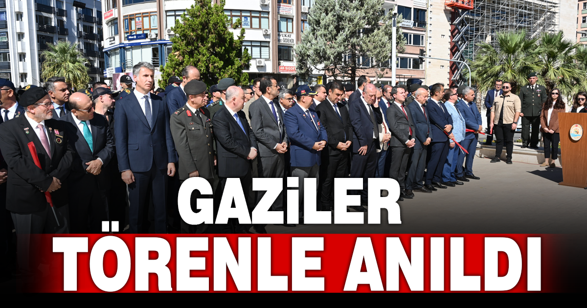 Denizli’de Gaziler Günü Törenlerle Anıldı