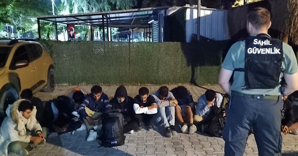 14 düzensiz göçmen yakalandı