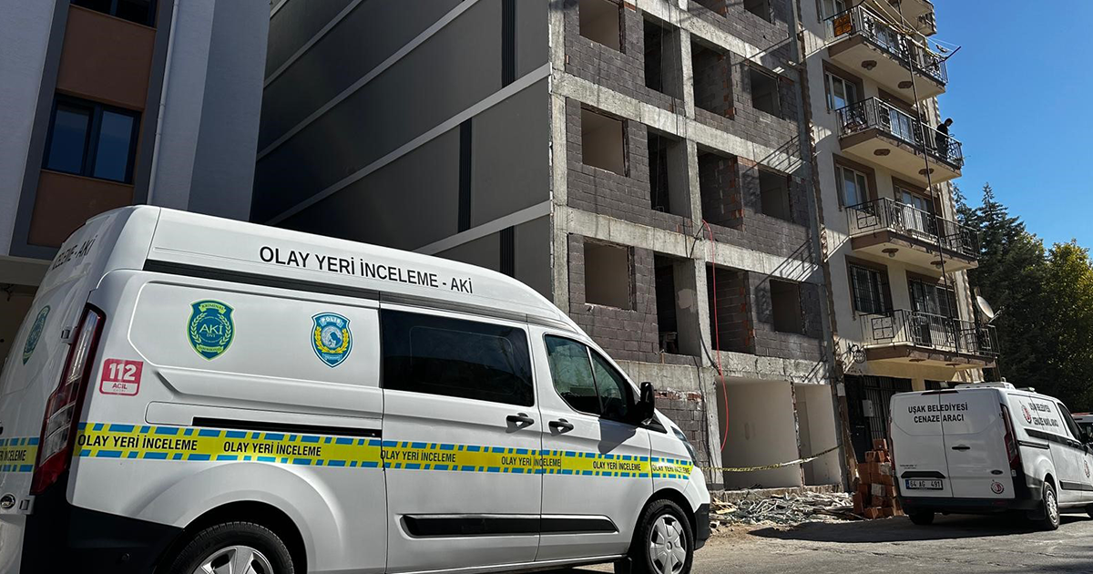 İnşaat halindeki apartmandan düşen kişi öldü
