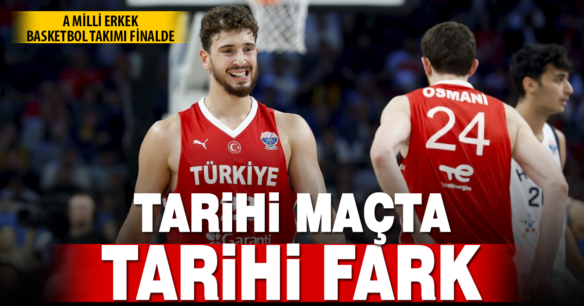 A Milli Erkek Basketbol Takımı finalde