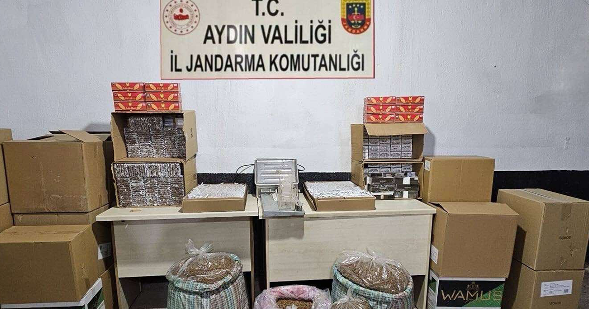 Kaçak tütün operasyonu