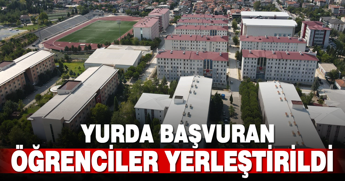 Denizli’de yurda başvuran hiçbir öğrenci açıkta kalmadı