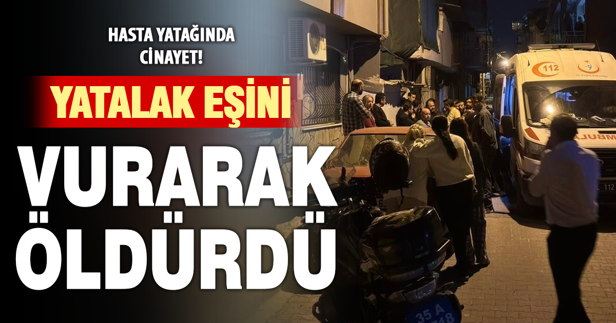 70 yaşındaki kocasının kurşunlarıyla hasta yatağında can verdi