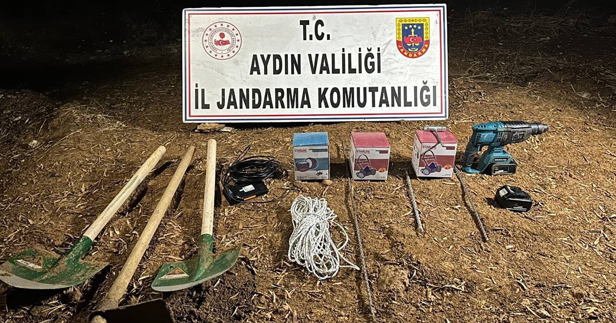 Kaçak kazı operasyonu