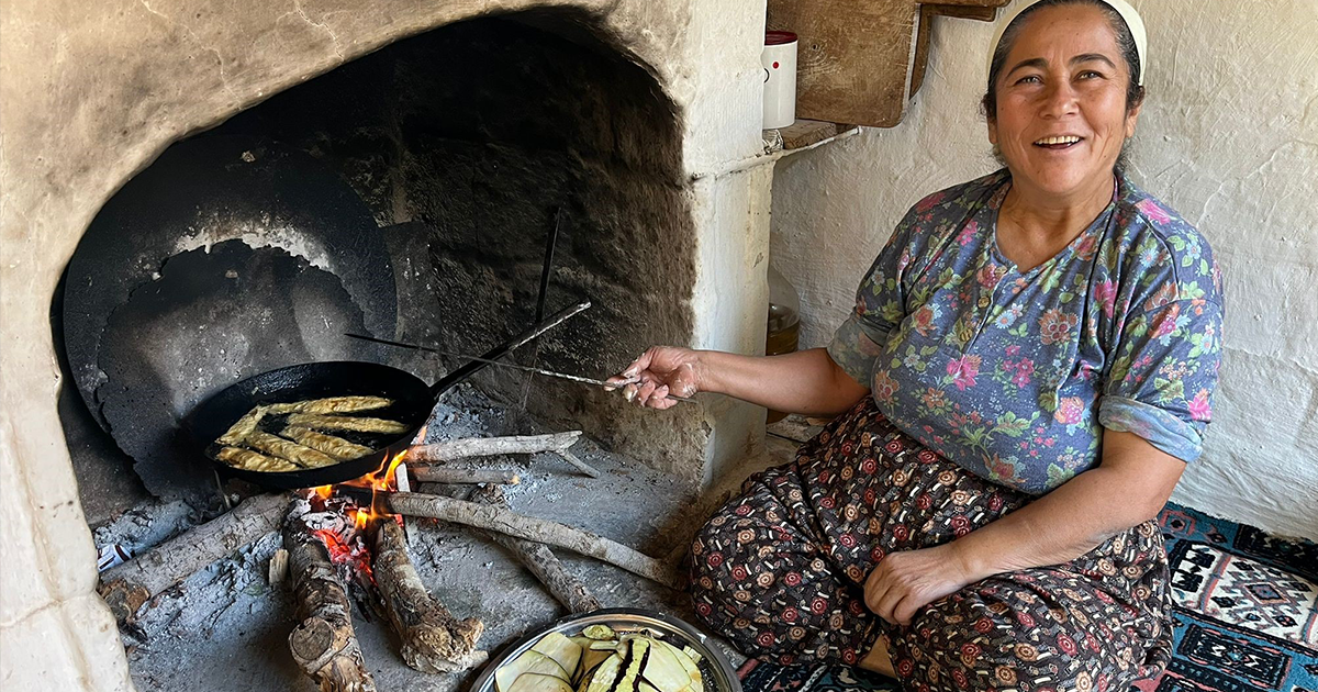 Bu köyde patlıcan et kadar kıymetli