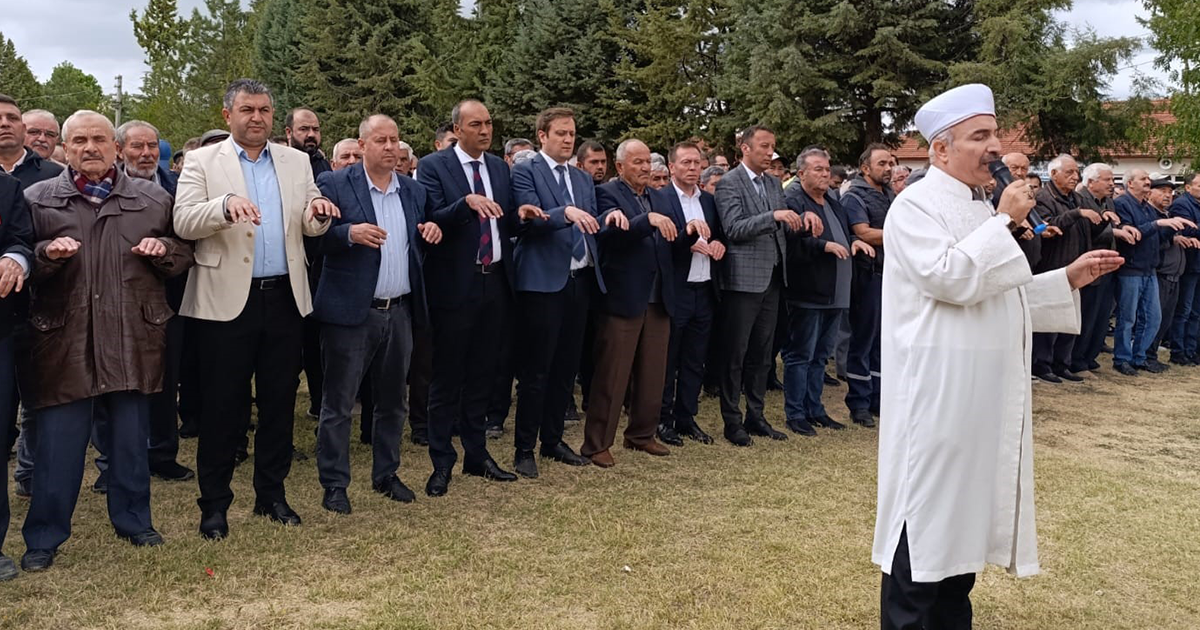 Duanın ardından yağan yağmur, büyük sevinç oluşturdu
