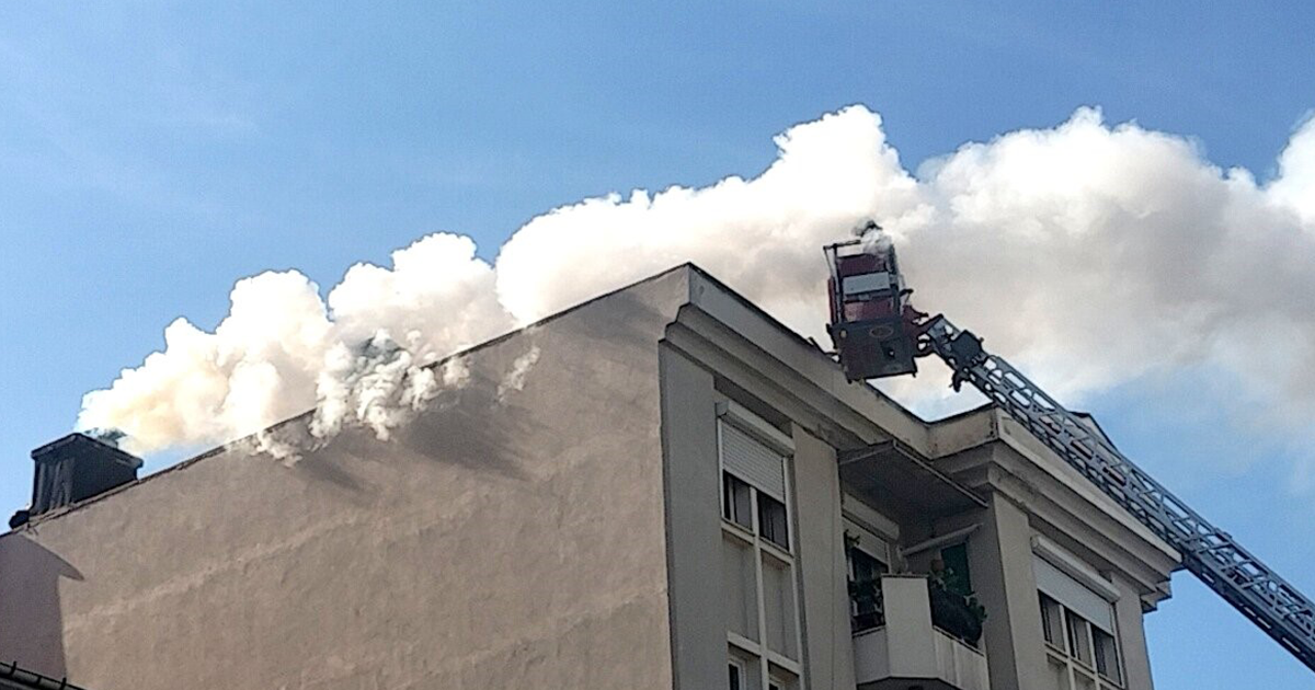 Menteşe’de baca yangını paniğe neden oldu